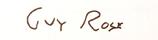 Guy Rose Signature Example